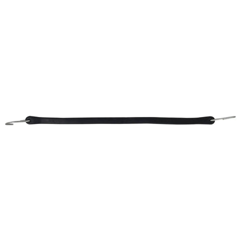 Single strap from 15 Inch Tie Down Straps With Non Crimp S Hooks For Outdoor Use Weatherproof And Waterproof 23 Inch Max Stretch Ideal For Tarp Covers Canvas Canopies Motorcycle And Cargo 50 Pack
