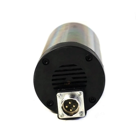 Close-up of the connector end of 1.5KW Air Cooled CNC Spindle Motor 220V With ER11 ER16 Collets 80mm Bearing GDZ-80-1.5F