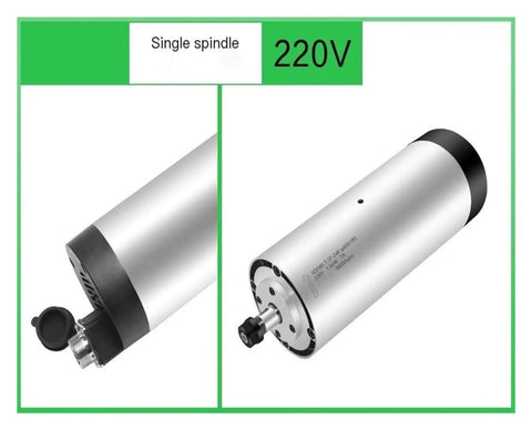 1.5kW Air Cooled CNC Spindle Motor With 80mm Diameter High Speed Spindle With Four Bearings 220V For Milling And Routing On CNC Machines Beastly Power Smooth Cooling Long Life
