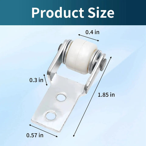 8 Pack 15mm Diameter Wheel Sliding Door Track Guide Rollers For Smooth Sliding Doors Durable High Quality Wheel