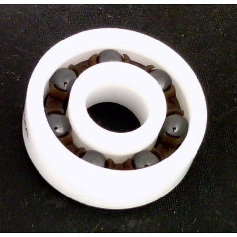 16 Full Ceramic 608 inline/Rollerblade/Skate Bearing: Si3N4 Balls, Nylon Cage 8x22x7 - VXB Ball Bearings