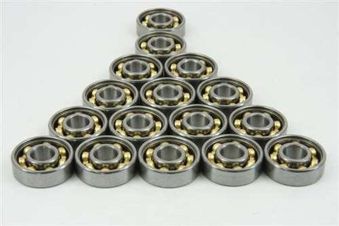 16 inline Skate Bearing Nylon Cage Open - VXB Ball Bearings