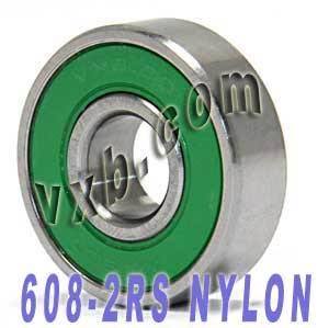 16 inline Skate Bearing Nylon Cage Sealed