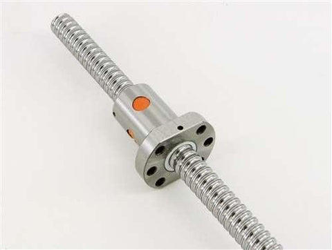 16 mm Ball Screw assembly 2000mm long and with 4 ball circuit - VXB Ball Bearings