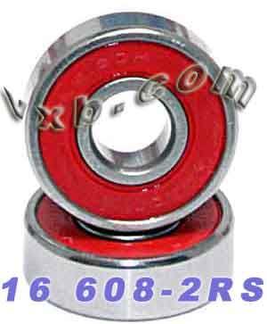 16 Sealed Skate Bearing - VXB Ball Bearings