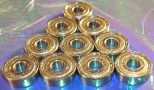 10-Pack 1607ZZ 7/16x29/32x5/16 inch Shielded Bearing