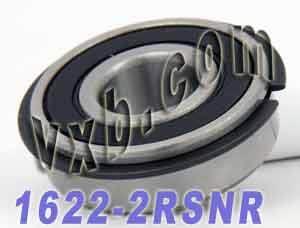 1622-2RSNR Sealed Bearing Snap Ring 9/16x1 3/8x7/16 inch Bearings - VXB Ball Bearings