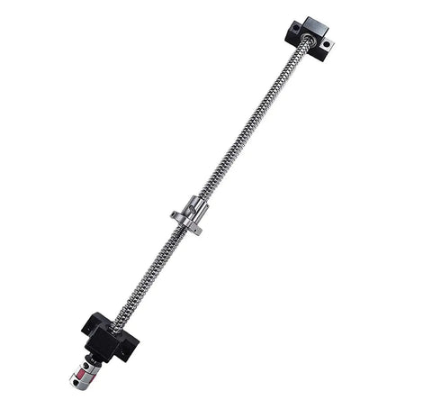 16mm Anti-Backlash Ball Screw Kit SFU1605 RM1605 with nut, BK BF12 supports, coupler, 300mm length, 5mm lead for CNC machines