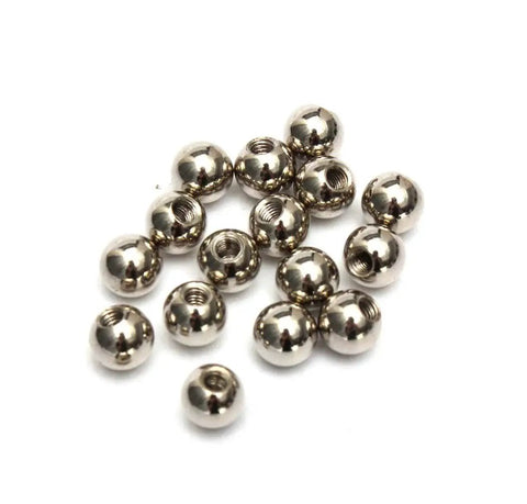 Sixteen Pieces Set Of 10mm M4 Threaded Steel Ball Rod Ends For Kossel Delta 3D Printer Magnetic Ball Joint System And Shafts