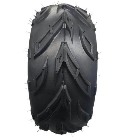 Front view of 16×8-7 left Tires Wheels with Rim for 50-125cc ATV Go-Kart ATV showing high-traction tread design.