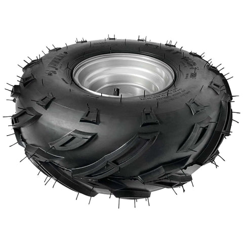16x8-7 Go Kart Wheels, 16x8x7 16x8-7 Go Kart Tires with Wheels 7inch for ATV UTV Quad Lawn Mower, tubeless rubber tire on metal wheel.