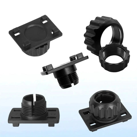 4 Pack Replacement Tightening Nuts With Button Lock For 17mm Ball Joint Mount Socket for Car Phone Holders and GPS