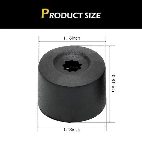 20 Pieces 17mm Car Wheel Lug Nut Covers With Removal Tool For VW Jetta Beetle Passat GTI CC Black ABS Plastic Wear Resistant