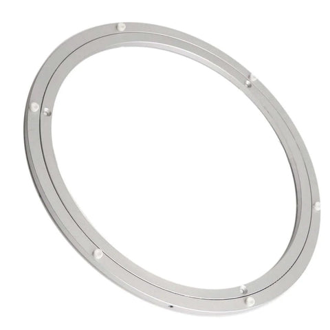 18 Inch Aluminum Heavy Duty Lazy Susan Turntable Bearing, Round Swivel Plate Hardware for Dining Tables with Non Skid Feet