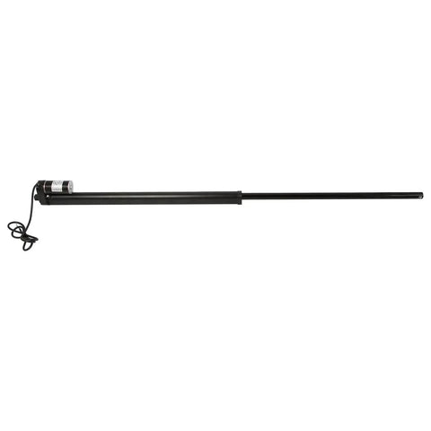 18 Inch Stroke Linear Actuator With Mounting Bracket For Recliners TV Tables Massage Beds And Electric Sofas Supplying 225 Lbs Load Capacity At 12V DC With 0.39 Inch Per Second Travel For Indoor And Outdoor Use Black.