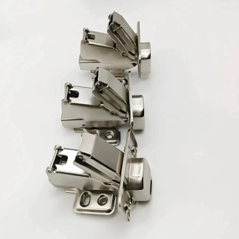 4pack 180 Degree Kitchens Cabinet Corner Cabinet Door Hinge, 180 Degree Hidden Cabinet Door Hinge Suitable for Frameless cabinets
