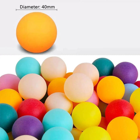 185 Pcs Colorful Table Tennis Balls, 40mm Plastic Ping Pong Balls Bulk for DIY Projects, Holiday Decorations, Teaching Tools