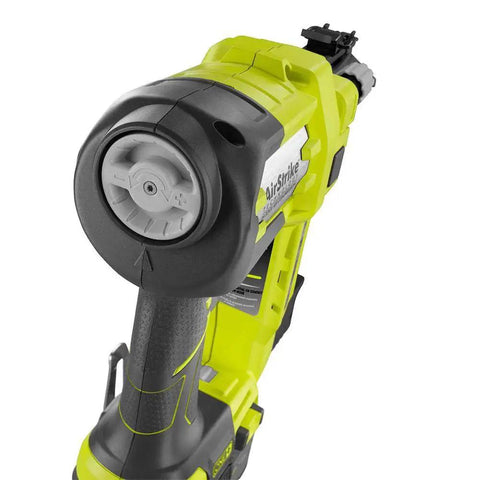 18V Air Strike Brad Nailer Kit with two batteries and charger delivers fast, precise trim nailing for cabinetry and finish carpentry