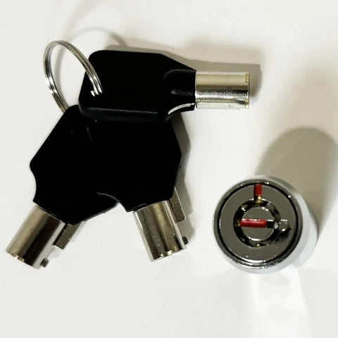19mm Tubular Roll-Up Lock Cylinder with 1 Cylinder and 3 Keys delivers secure, rapid access for roll-up doors
