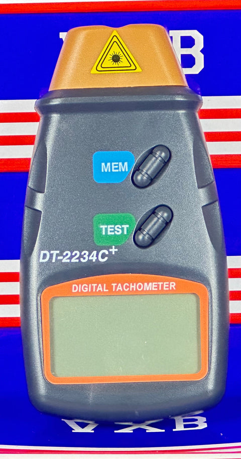 LCD Digital Photo Laser Tachometer Non Contact Tach RPM Measuring Tool