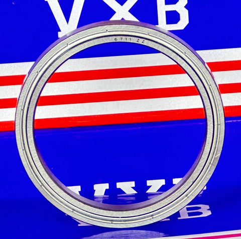 6711ZZ   Thin Section Shielded Bearing 55x68x7