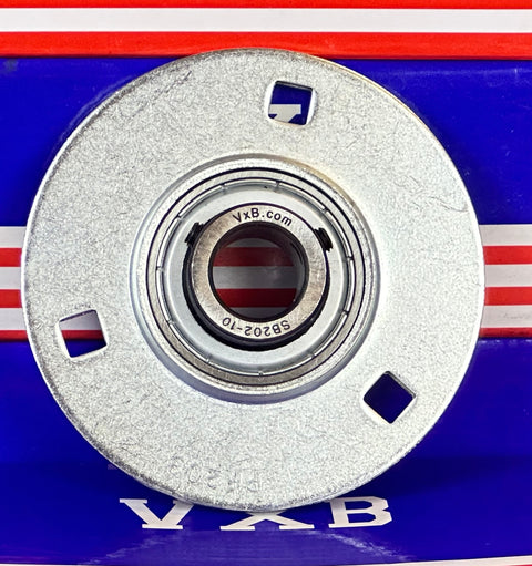 SBPF202-10 5/8 Pressed Steel Bearing 3-Bolt Flanged Mounted Bearing
