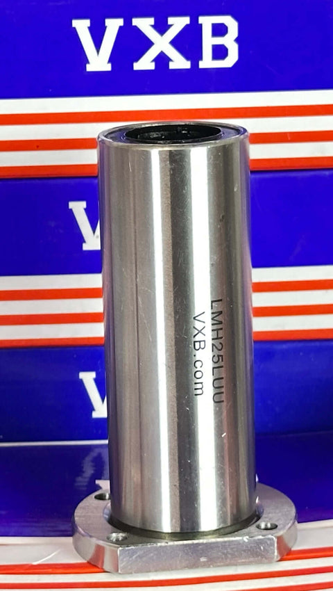 LMH25LUU 25mm Flanged Ball Bushing CNC Linear Motion Bearing 25x40x112mm