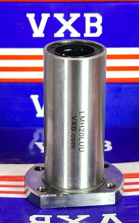 LMH20LUU 20mm Flanged Ball Bushing CNC Linear Motion Bearing 20x32x80mm
