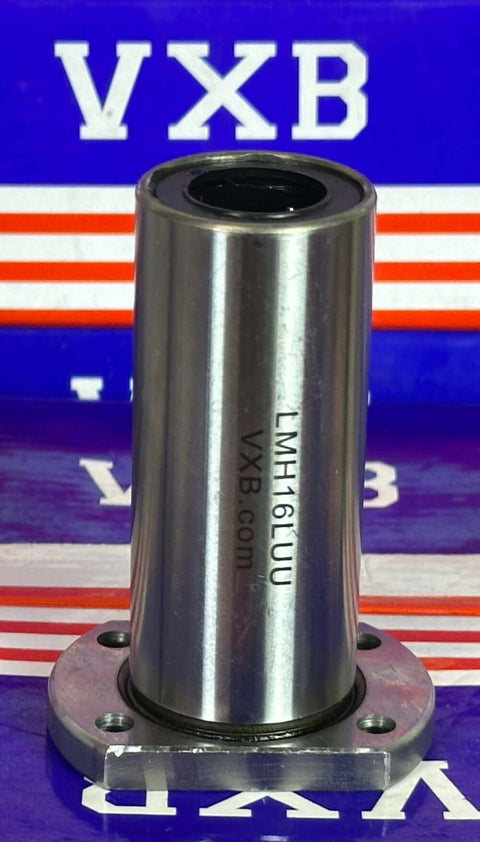 LMH16LUU 16mm Flanged Ball Bushing CNC Linear Motion Bearing 16x28x70mm