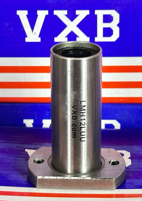 LMH12LUU 12mm Flanged Ball Bushing CNC Linear Motion Bearing 12x21x57mm