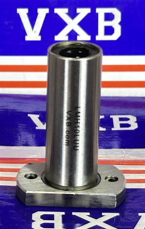 LMH10LUU 10mm Flanged Ball Bushing CNC Linear Motion Bearing 10x19x55mm