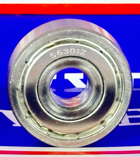 S6301ZZ Stainless Steel Ball Bearing