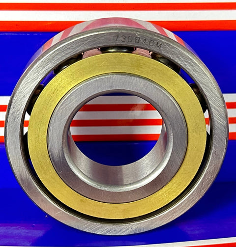 7308ACM Angular Contact bearing Bronze Cage 40x90x23