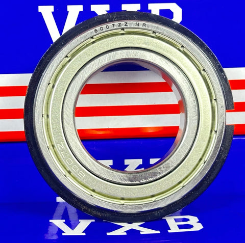6007ZZNR Shielded Bearing - Snap Ring -35x62x14mm
