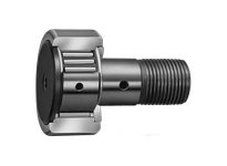 Thrust Disk Cam Follower CF5WBR - Metric M5x0.8, Caged Thrust Bearing, High Carbon Steel, Crowned Outer Ring, Shielded Hex Head