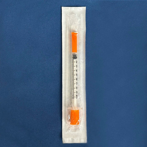 1cc Syringes With 31G Needle 5/16 Inch 8mm Individually Packaged 36 For Lab Use And Calibration in sterile packaging
