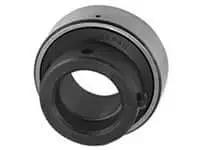 1-7/16 in eccentric cylindrical outer diameter bearing narrow normal width single offset collar O.D. unit for shaft support.