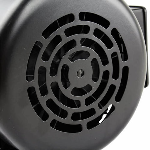 Close-up of 1 HP 3 Phase 56C Frame Electric Motor 1800 RPM TEFC 208-230/460V C-Face Worldwide Electric NATE1-18-56CB vent grille