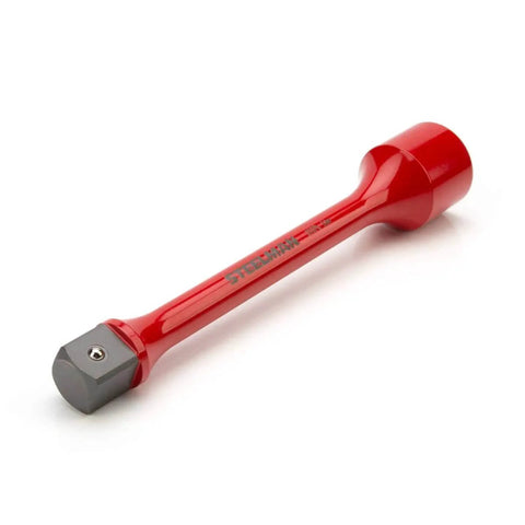 1-inch Drive 250 ft-lb Torque Limiting Extension Bar, Red, side view, chrome molybdenum steel, impact wrench accessory