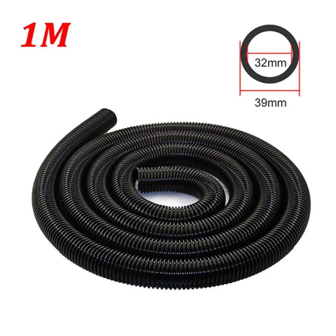 1 Meter Universal Vacuum Cleaner Thread Hose Soft Pipe Bellows With Inner Diameter 32mm Outer Diameter 39mm Vacuum Parts
