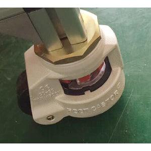 2.36" Adjustable Height Floor Lock Heavy Duty Caster Wheel 60mm - M12 Threaded stem