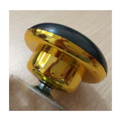 10-Pack 2.5 Inch Flat Metal Caster Wheel - Gold plating --