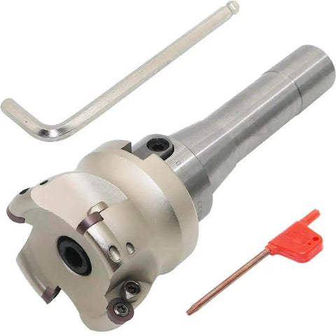 Pro Grade 2.5 Inch Face Milling Cutter Holder EMR 5R 63MM CNC End Milling Cutter With R8-FMB22 Shank, T15 and 8mm hex wrench included