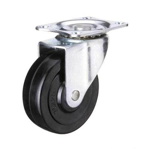 2" Caster Wheel 55 Lbs - PVC - Top Plate Mount