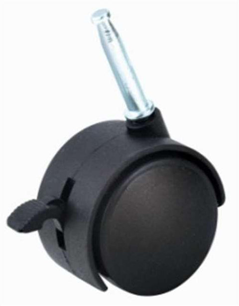 2" Caster Wheel 66 Lbs - Brake Nylon Stem