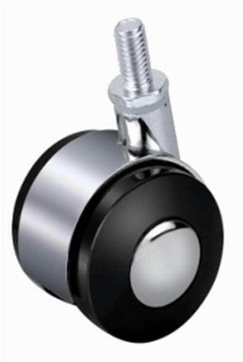 2" Caster Wheel 77 Lbs - Acrylonitrile Butadiene Styrene (Plastic) M10 Threaded Stem