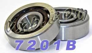 2 Angular Contact Bearing 7201B 12x32x10 - VXB Ball Bearings