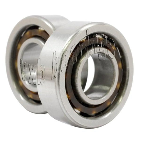 2 Angular Contact Bearing 7208B 40x80x18 - VXB Ball Bearings