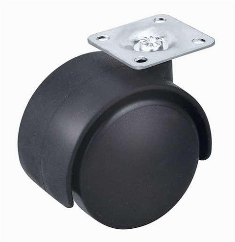 2" Inch Caster Wheel 66 pounds Swivel Nylon Top Plate - VXB Ball Bearings