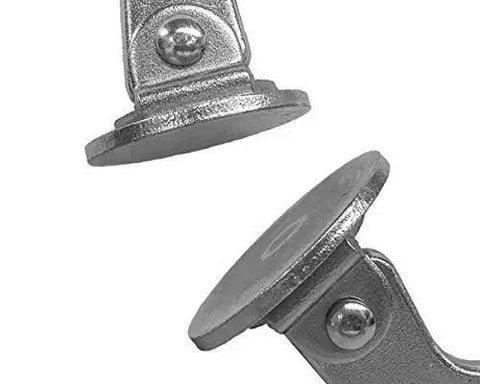 Close-up of 2 Inch Face Clamp Heavy Duty Locking C Clamp with Adjustable Swivel Pads and Thumb Screw for quick jaw adjustments.